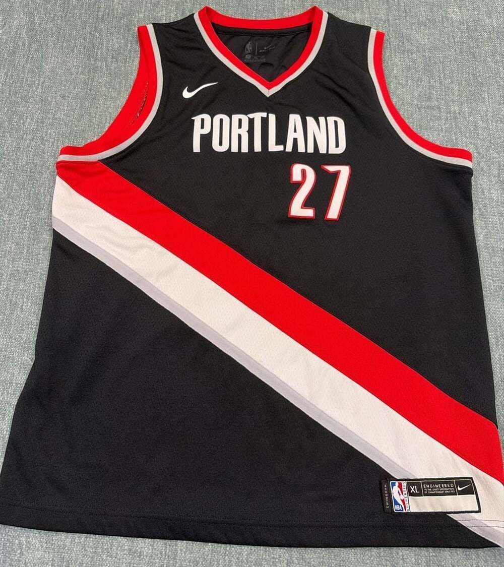 Nike Portland Trail Blazers Jusuf Nurkic 27 Swingman Jersey Size XL